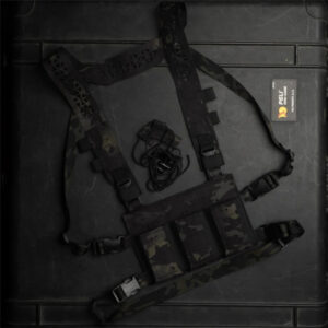 Taktická Vesta Black Trident Sicario Chest Rig MULTICAM BLACK