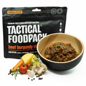 Dehydrované jedlo TACTICAL FOODPACK Hovädzie po Burgundsku