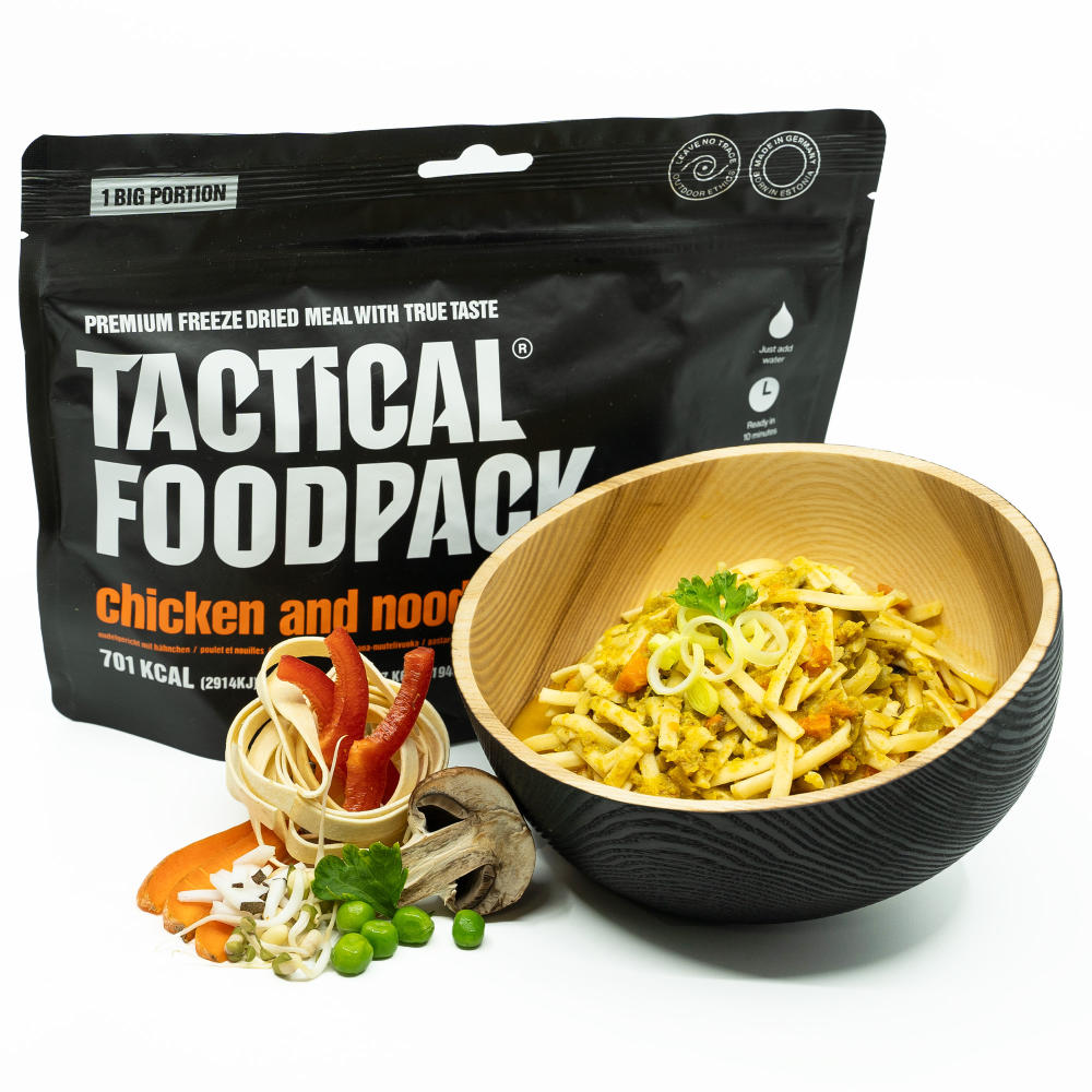 Dehydrované jedlo TACTICAL FOODPACK Kurča s rezancami BIG