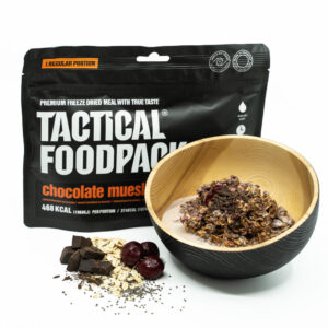 Dehydrované jedlo TACTICAL FOODPACK Čokoládové müsli s čerešňami