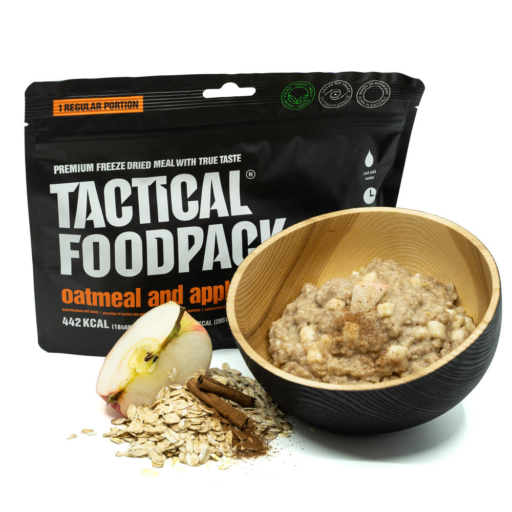 Dehydrované jedlo TACTICAL FOODPACK Ovsená kaša s jablkami