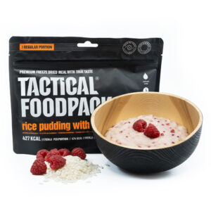 Dehydrované jedlo TACTICAL FOODPACK Ryžový puding s malinami